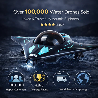 50% off this week! 🎉🎉 Surface Drone – The app-controlled surface drone for exploring water surfaces!