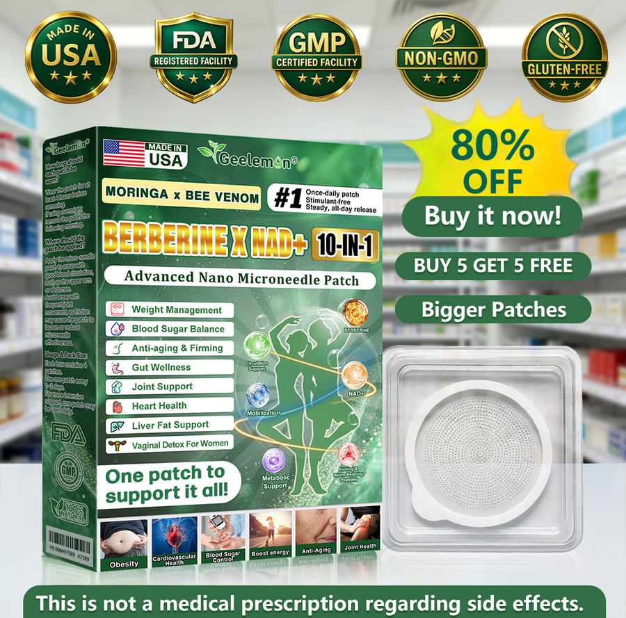 Moringa Berberine NAD+ daily patch product