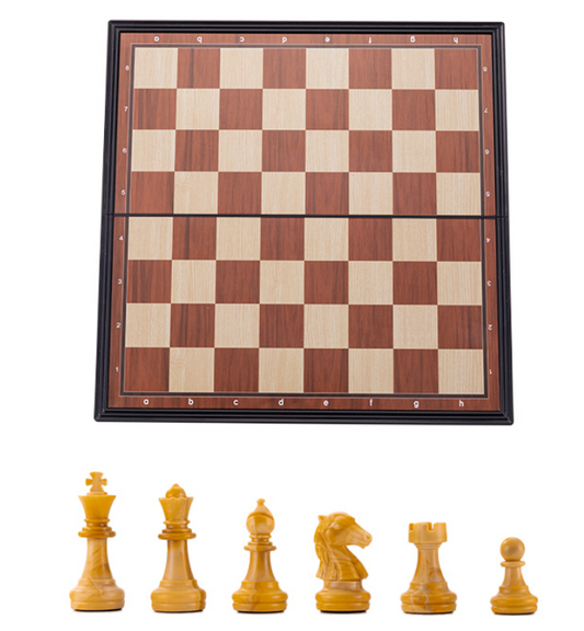 Advanced robotic chessboard with wooden chess pieces