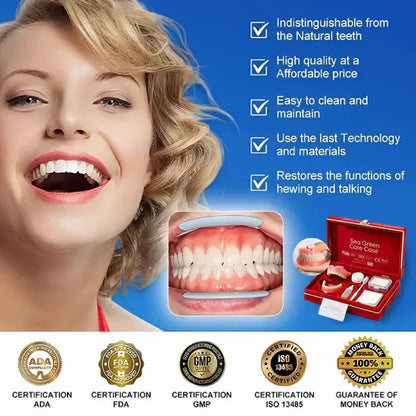 ⏰Ends Today: 70% OFF! 🌎Custom-Fit  Dentures— Designed for Comfort and a Natural-Looking Smile