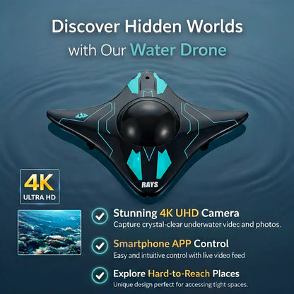 50% off this week! 🎉🎉 Surface Drone – The app-controlled surface drone for exploring water surfaces!