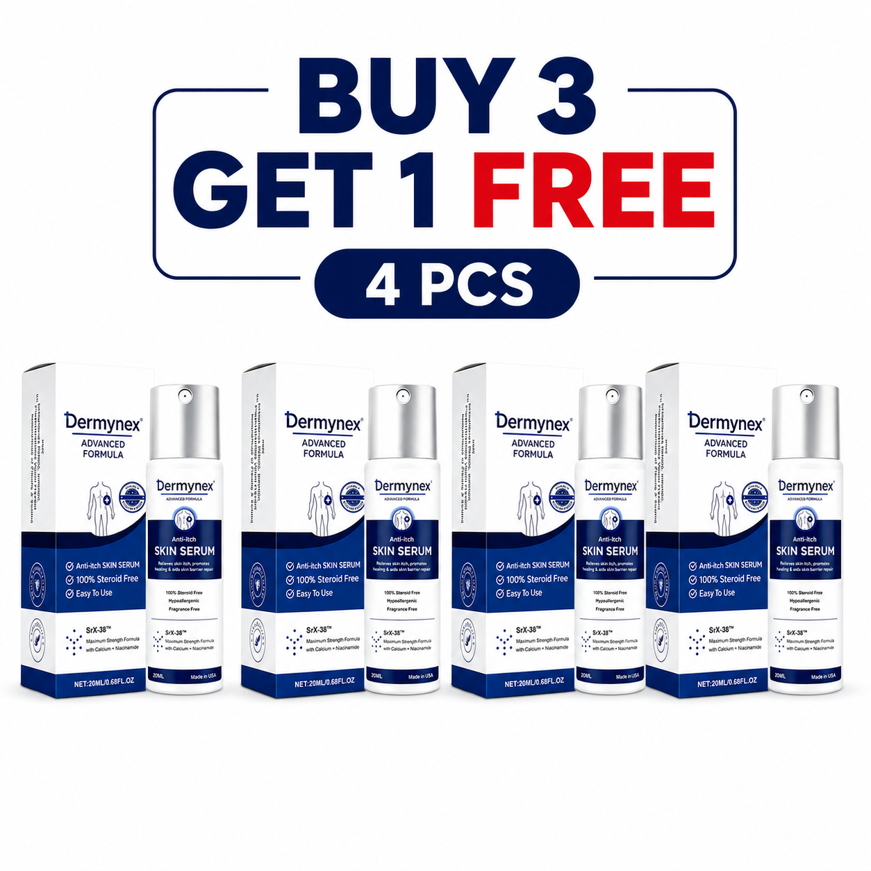 Buy 3 Get 1 FREE — 4 Bottles ⭐ Best Results