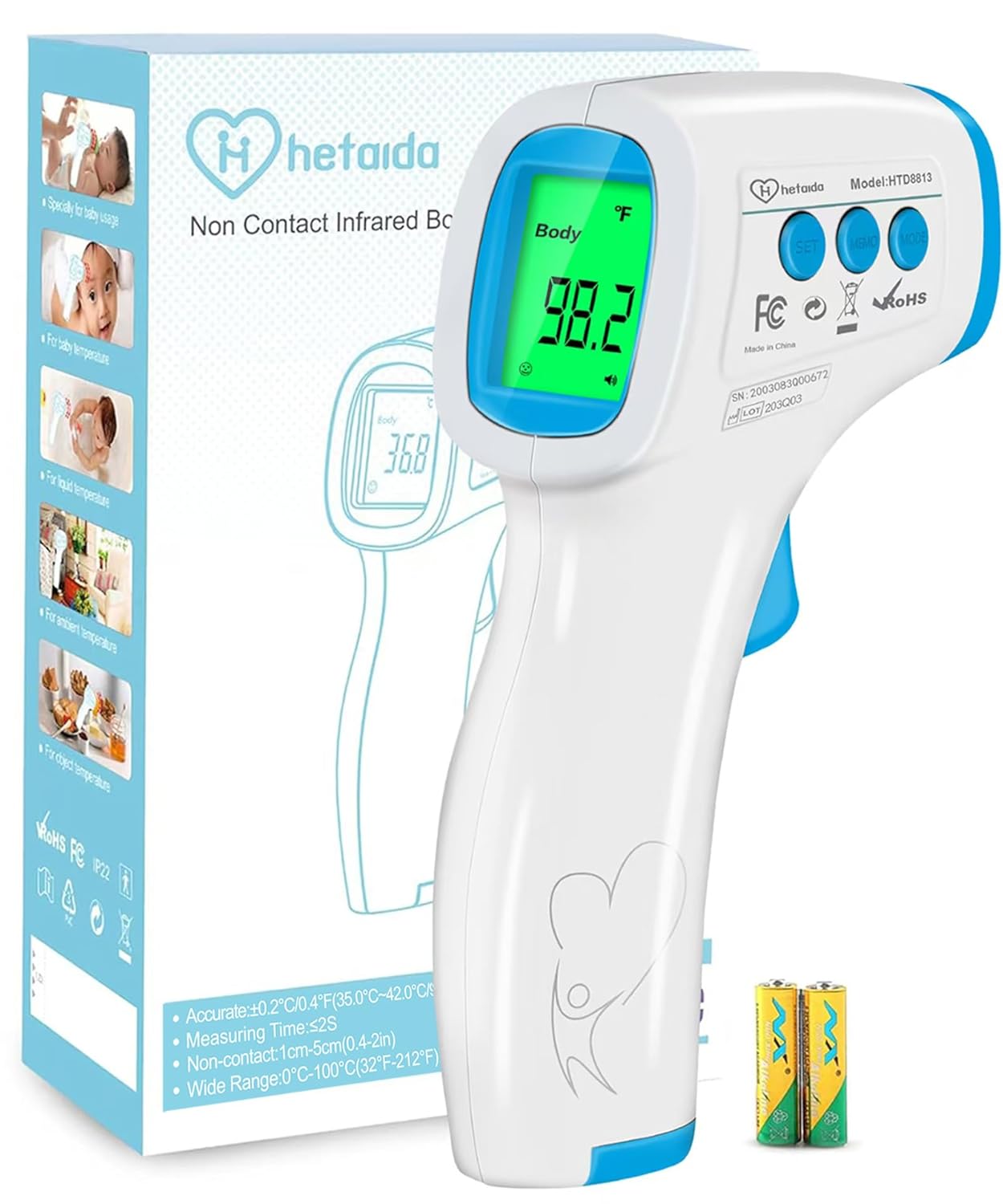 2026 KLENIMORE™ GM-100 Non-Invasive Monitor – 5 Seconds / 99% Accuracy