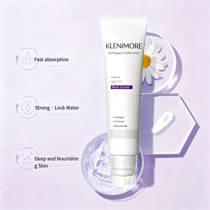 Roller Massage Neck Cream 🧴 Collagen & Hyaluronic Acid | Firms Neck, Reduces Wrinkles & Double Chin