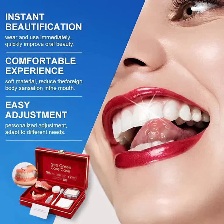 ⏰Ends Today: 70% OFF! 🌎Custom-Fit  Dentures— Designed for Comfort and a Natural-Looking Smile