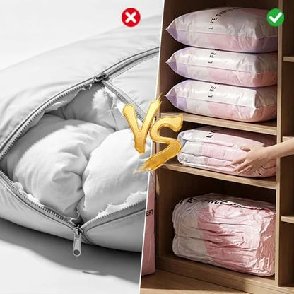 From Closet Nightmare to 3X More Space — In Under 30 Seconds. No Pump Required.