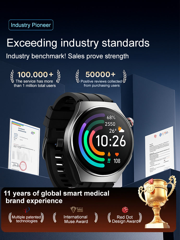 ⌚ Flagship Smartwatch — Your 24/7 Personal Health Data Center