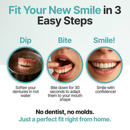 ⏰ Custom-Fit Dentures  ENDS TODAY   70% OFF | Smile with Confidence|Buy 2, Get 1 Free